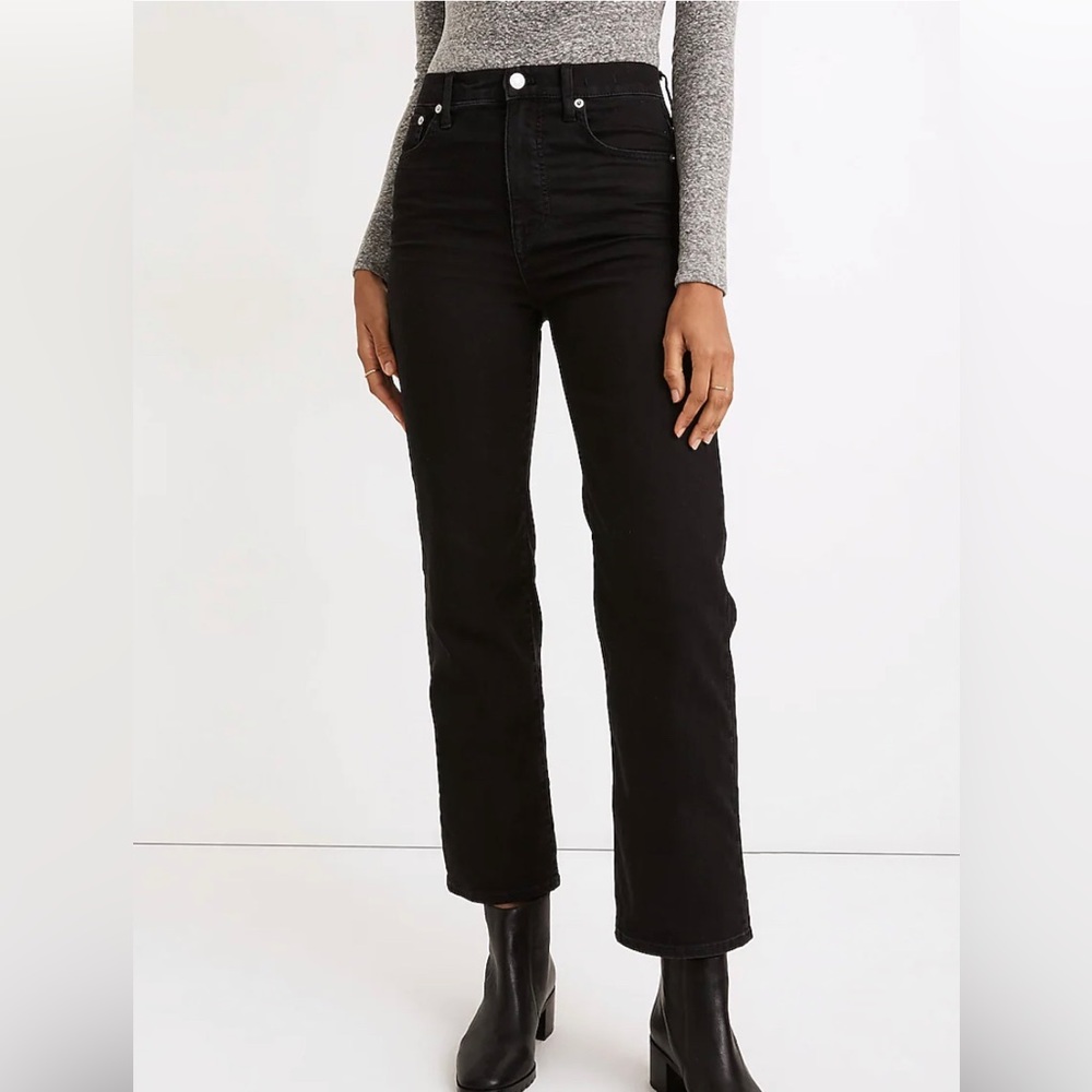 Madewell slim wide leg crop